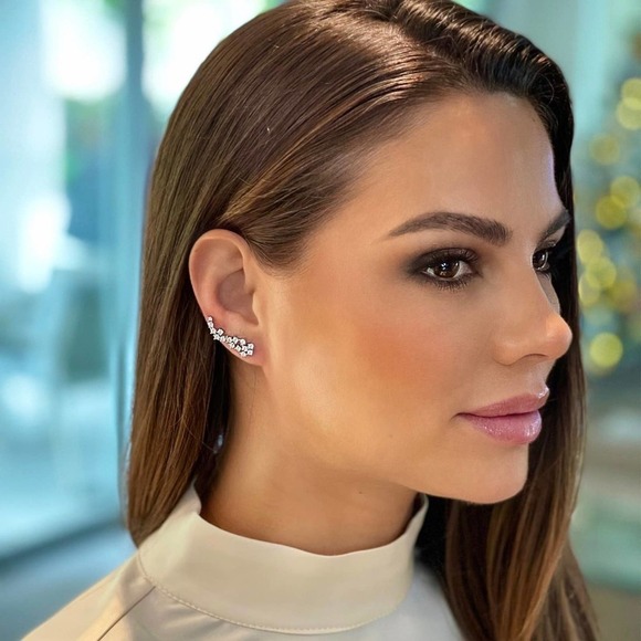 GALAXY EAR CLIMBERS - WHITE SILVER - Picture 2 of 5